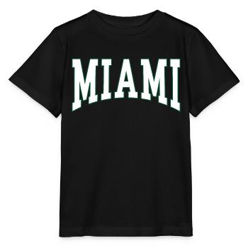 Miami - T-shirt bio MINI CREATOR Stanley/Stella Enfant - noir - Devant - Mikhail (115cm)