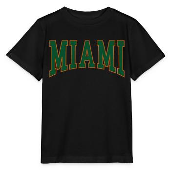 Miami - T-shirt bio MINI CREATOR Stanley/Stella Enfant - noir - Devant - Mikhail (115cm)