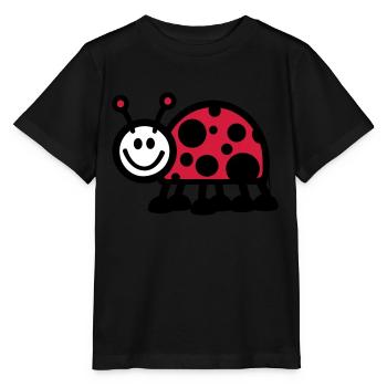 Marienkäfer - Stanley/Stella Kinder T-Shirt MINI CREATOR  - Schwarz - Vorne - Mikhail (115cm)