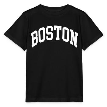 Boston - Stanley/Stella Kinder T-Shirt MINI CREATOR  - Schwarz - Vorne - Mikhail (115cm)