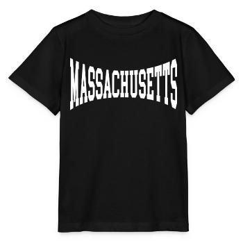 Massachusetts - Stanley/Stella Kinder T-Shirt MINI CREATOR  - Schwarz - Vorne - Mikhail (115cm)