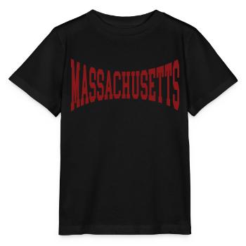 Massachusetts - Stanley/Stella Kinder T-Shirt MINI CREATOR  - Schwarz - Vorne - Mikhail (115cm)