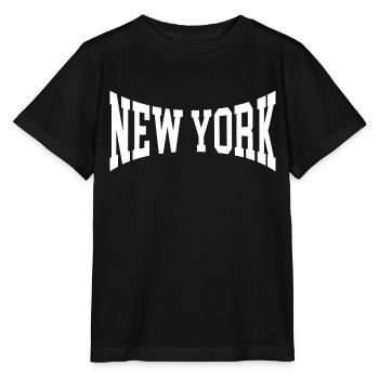 New York - T-shirt bio MINI CREATOR Stanley/Stella Enfant - noir - Devant - Mikhail (115cm)