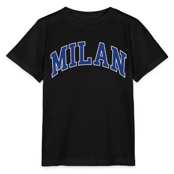 Milan - Stanley/Stella Kinder T-Shirt MINI CREATOR  - Schwarz - Vorne - Mikhail (115cm)