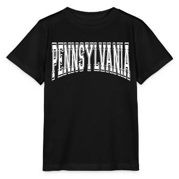Pennsylvanie - T-shirt bio MINI CREATOR Stanley/Stella Enfant - noir - Devant - Mikhail (115cm)