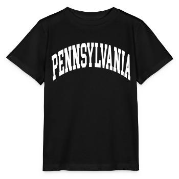 Pennsylvanie - T-shirt bio MINI CREATOR Stanley/Stella Enfant - noir - Devant - Mikhail (115cm)