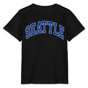 Seattle - Stanley/Stella Kinder T-Shirt MINI CREATOR  - Schwarz - Vorne - Mikhail (115cm)