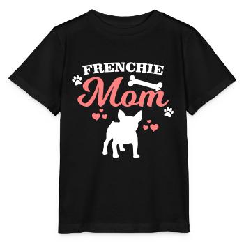 Cadeau maman bouledogue français - T-shirt bio MINI CREATOR Stanley/Stella Enfant - noir - Devant - Mikhail (115cm)