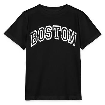 Boston - Stanley/Stella Kinder T-Shirt MINI CREATOR  - Schwarz - Vorne - Mikhail (115cm)