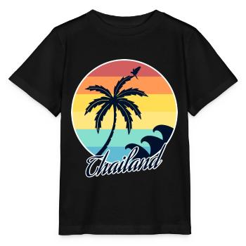 Thaïlande - T-shirt bio MINI CREATOR Stanley/Stella Enfant - noir - Devant - Mikhail (115cm)