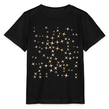 Joyeuses étoiles de Noël - T-shirt bio MINI CREATOR Stanley/Stella Enfant - noir - Devant - Mikhail (115cm)