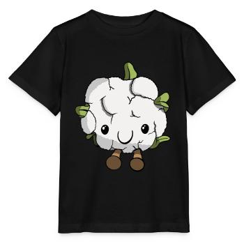 Süßer Blumenkohl - Stanley/Stella Kinder T-Shirt MINI CREATOR  - Schwarz - Vorne - Mikhail (115cm)