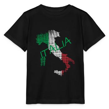 Italia italia - Stanley/Stella Kinder T-Shirt MINI CREATOR  - Schwarz - Vorne - Mikhail (115cm)