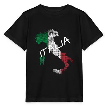 Italia italia - Stanley/Stella Kinder T-Shirt MINI CREATOR  - Schwarz - Vorne - Mikhail (115cm)