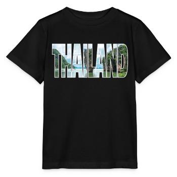 Thaïlande - T-shirt bio MINI CREATOR Stanley/Stella Enfant - noir - Devant - Mikhail (115cm)