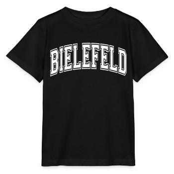 Bielefeld - Stanley/Stella Kinder T-Shirt MINI CREATOR  - Schwarz - Vorne - Mikhail (115cm)