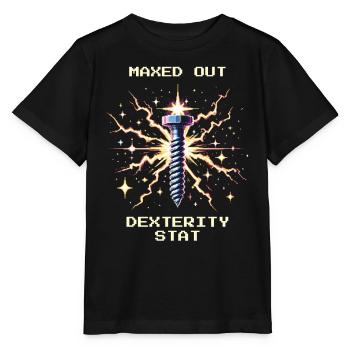Dextérité Mécanique de précision maximale Dextérité - T-shirt bio MINI CREATOR Stanley/Stella Enfant - noir - Devant - Mikhail (115cm)