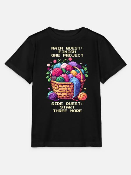 Häkel-Quest: Ein Projekt, drei mehr - Stanley/Stella Kinder T-Shirt MINI CREATOR - Schwarz