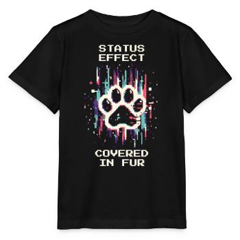 Fur Status Active | Animal Shelter Everyday Animal Hair Level - Stanley/Stella MINI CREATOR Kids’ T-Shirt - black - Front - Mikhail (115cm)
