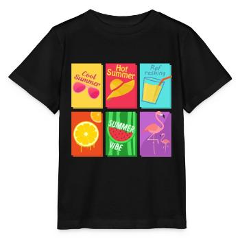 summer - Stanley/Stella MINI CREATOR Kids’ T-Shirt - black - Front - Mikhail (115cm)