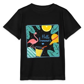 summer - Stanley/Stella MINI CREATOR Kids’ T-Shirt - black - Front - Mikhail (115cm)