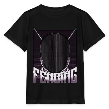 Fencing Fencing En Garde Sport Fencing Gift - Stanley/Stella MINI CREATOR Kids’ T-Shirt - black - Front - Mikhail (115cm)