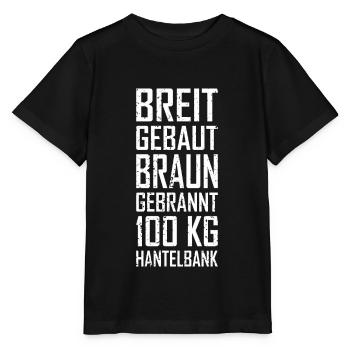 Breit Gebaut - Stanley/Stella Kinder T-Shirt MINI CREATOR  - Schwarz - Vorne - Mikhail (115cm)