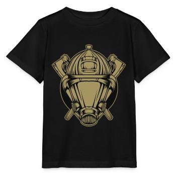 fire Department - Stanley/Stella MINI CREATOR Kids’ T-Shirt - black - Front - Mikhail (115cm)