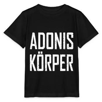 Le corps d'Adoni - T-shirt bio MINI CREATOR Stanley/Stella Enfant - noir - Devant - Mikhail (115cm)