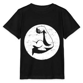 Bizeps - Stanley/Stella Kinder T-Shirt MINI CREATOR  - Schwarz - Vorne - Mikhail (115cm)