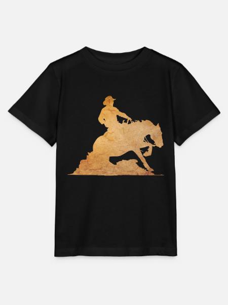 Sliding Stop Westernreiten Reining Geschenk - Stanley/Stella Kinder T-Shirt MINI CREATOR  - Schwarz
