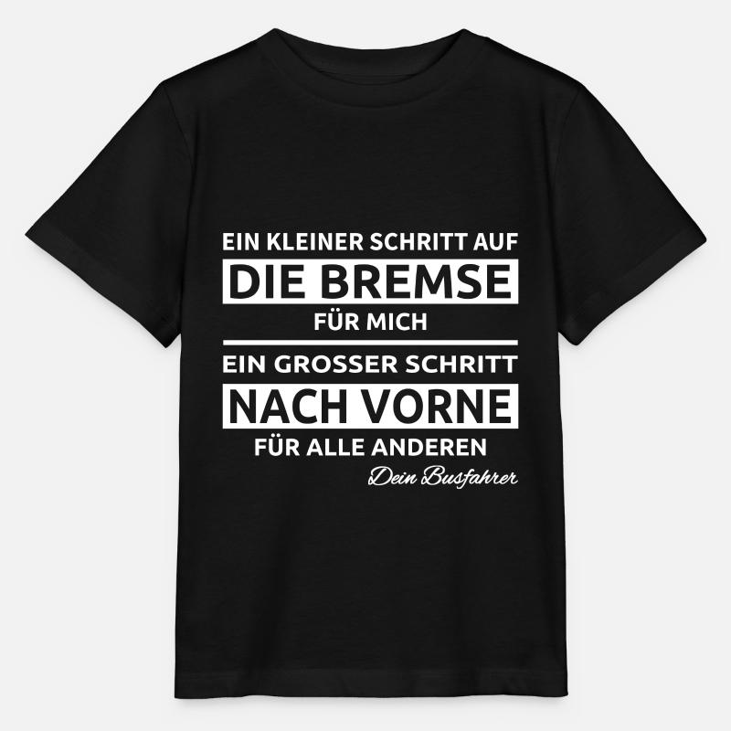 Buschauffør Skole Bus Bus Gave - Stanley/Stella T-shirt MINI CREATOR til børn - sort