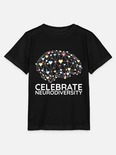 Feiern Sie Neurodiversität Autismus - Stanley/Stella T-shirt MINI CREATOR til børn - sort
