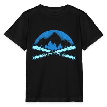 Skiing Ski Instructor - Stanley/Stella MINI CREATOR Kids’ T-Shirt - black - Front - Mikhail (115cm)
