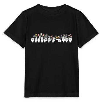 Gebärdensprach-Audiologe - Stanley/Stella Kinder T-Shirt MINI CREATOR  - Schwarz - Vorne - Mikhail (115cm)
