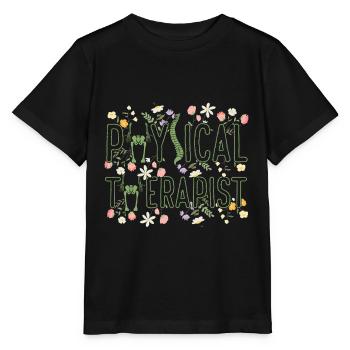 Physiothérapeute - T-shirt bio MINI CREATOR Stanley/Stella Enfant - noir - Devant - Mikhail (115cm)