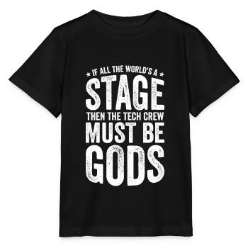 Tech Crew Theater Tech - T-shirt bio MINI CREATOR Stanley/Stella Enfant - noir - Devant - Mikhail (115cm)