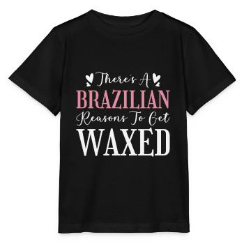 Esthetician Brazilian Waxing - Stanley/Stella MINI CREATOR Kids’ T-Shirt - black - Front - Mikhail (115cm)