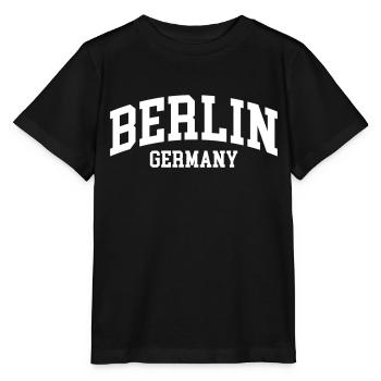 Berlin - T-shirt bio MINI CREATOR Stanley/Stella Enfant - noir - Devant - Mikhail (115cm)