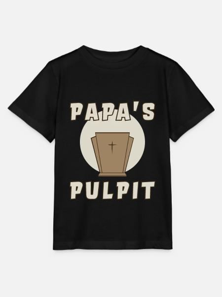 Chaire de Papa - Stanley/Stella T-shirt MINI CREATOR til børn - sort