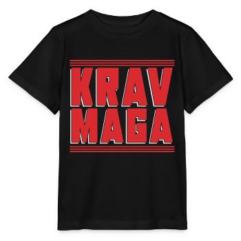 Arts martiaux Sparring Israël cadeau Krav Maga - T-shirt bio MINI CREATOR Stanley/Stella Enfant - noir - Devant - Mikhail (115cm)