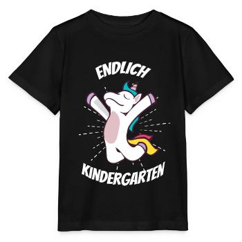 Cadeau enfant de la maternelle Enfin amusant de la maternelle - T-shirt bio MINI CREATOR Stanley/Stella Enfant - noir - Devant - Mikhail (115cm)