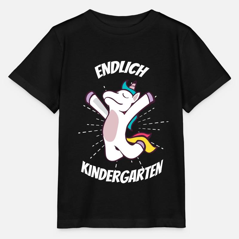 Kindergartenkind Geschenk Endlich Kindergarten Fun - Stanley/Stella Kinder T-Shirt MINI CREATOR  - Schwarz