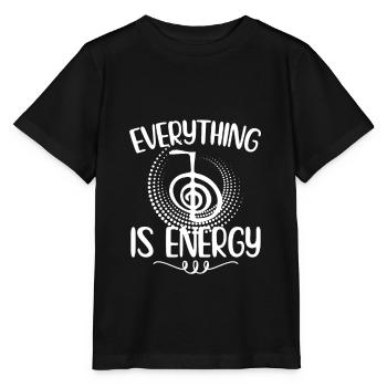 Reiki Master Gift | Reiki Crystals Esotericism - Stanley/Stella MINI CREATOR Kids’ T-Shirt - black - Front - Mikhail (115cm)