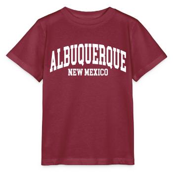Albuquerque - T-shirt bio MINI CREATOR Stanley/Stella Enfant - bordeaux - Devant - Kain (125cm)