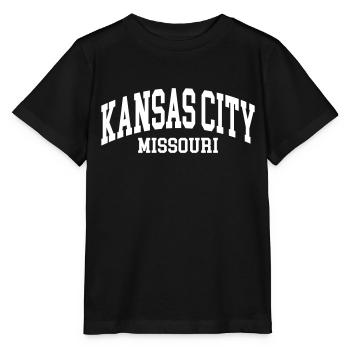 Kansas City - T-shirt bio MINI CREATOR Stanley/Stella Enfant - noir - Devant - Mikhail (115cm)