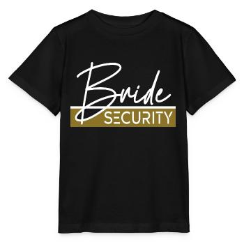 Sécurité de la mariée - T-shirt bio MINI CREATOR Stanley/Stella Enfant - noir - Devant - Mikhail (115cm)