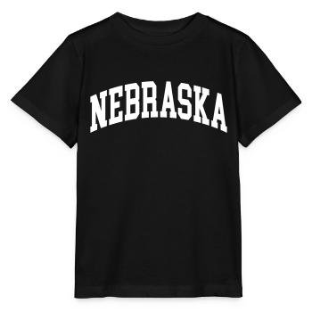 Nebraska - Stanley/Stella Kinder T-Shirt MINI CREATOR  - Schwarz - Vorne - Mikhail (115cm)