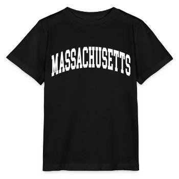 Massachusetts - Stanley/Stella Kinder T-Shirt MINI CREATOR  - Schwarz - Vorne - Mikhail (115cm)