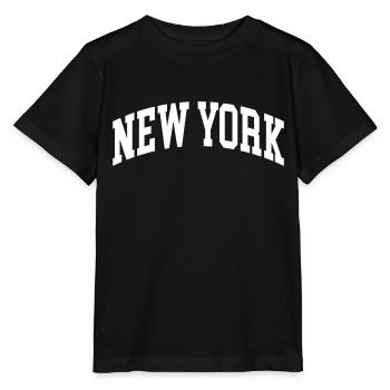 New York - T-shirt bio MINI CREATOR Stanley/Stella Enfant - noir - Devant - Mikhail (115cm)